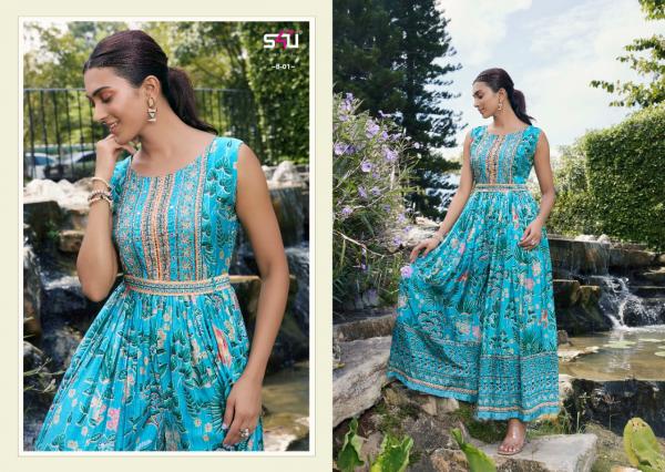 S4u Blush Masleen Fancy Western Wear Jump Suits Collection